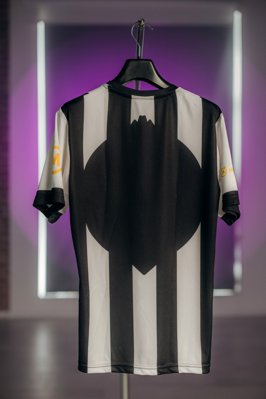 Partizan Esports dres 2026/27, zadnja strana sa prugama