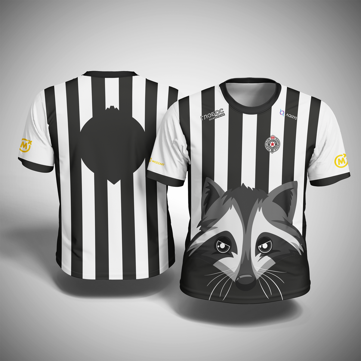 Partizan Esports Dres 2026/27 - prednja i zadnja strana