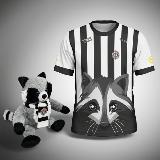 Paket Rakun Bleki i Partizan Esports Dres 2026/27