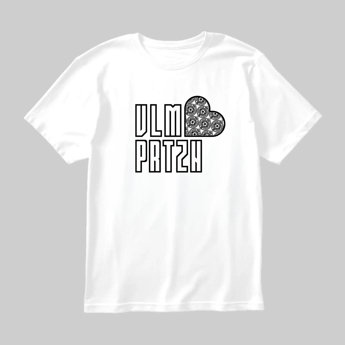 Partizan majica VLM PRTZN, bela